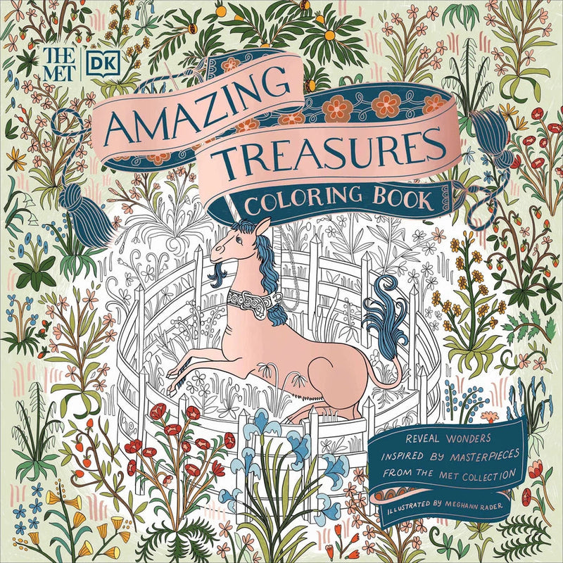 The Met Amazing Treasures Coloring Book-Children’s interactive and activity books and kits-買書書 BuyBookBook