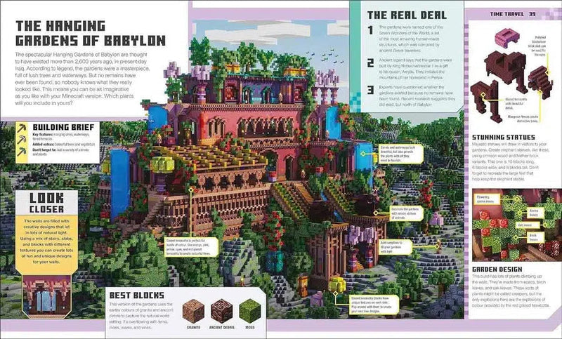 Minecraft Ideas Book, The - Create the Real World in Minecraft (DK)-Nonfiction: 興趣遊戲 Hobby and Interest-買書書 BuyBookBook