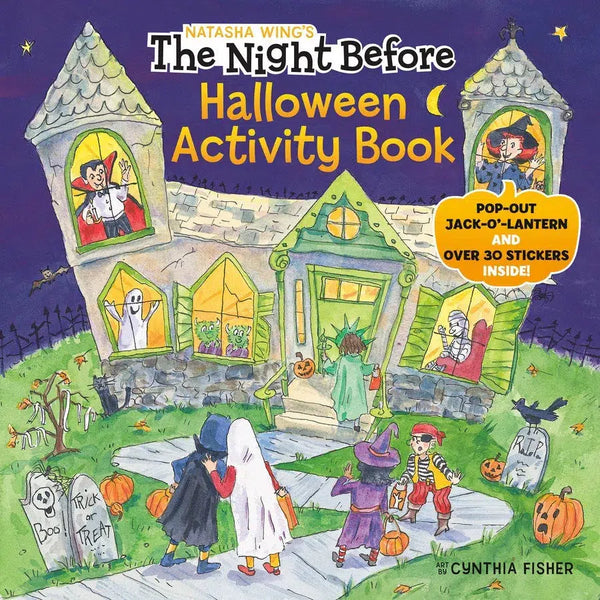 The Night Before Halloween Activity Book-Children’s interactive and activity books and kits-買書書 BuyBookBook