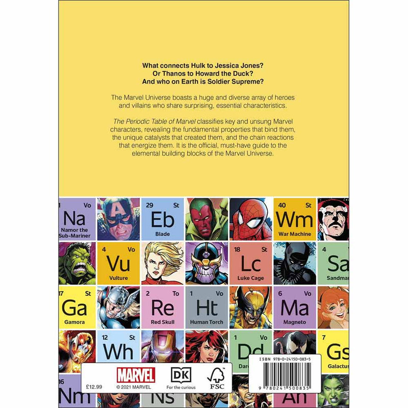 The Periodic Table of Marvel (Hardback) DK UK