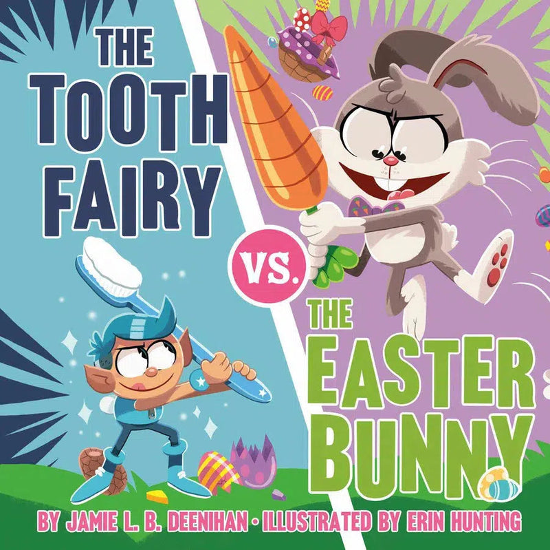 The Tooth Fairy vs. the Easter Bunny-Children’s / Teenage fiction: General and modern fiction-買書書 BuyBookBook