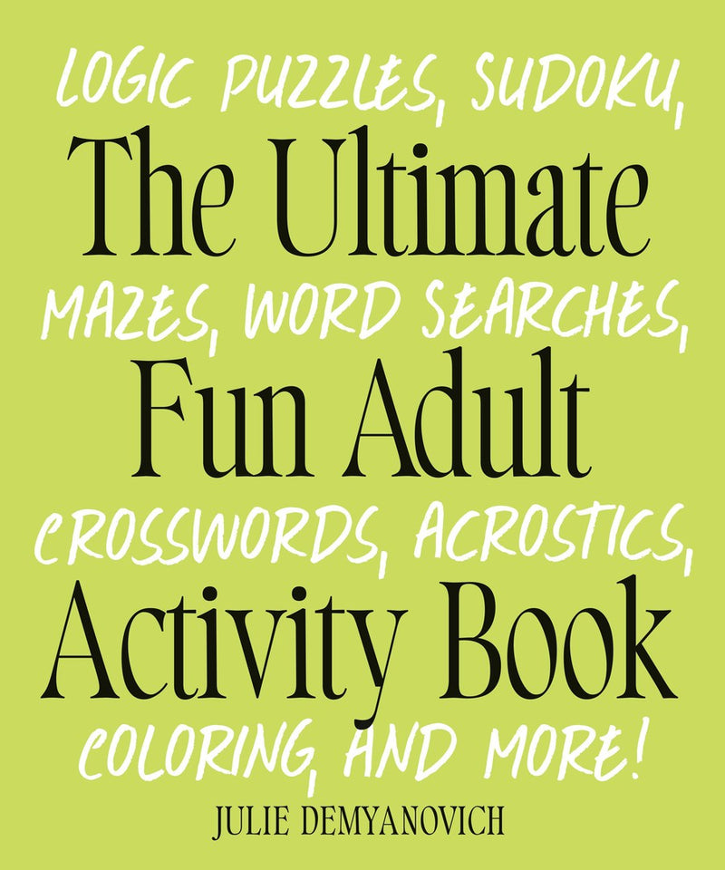 The Ultimate Fun Adult Activity Book-Puzzles and quizzes-買書書 BuyBookBook