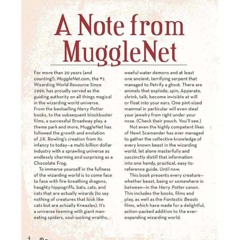 The Unofficial Harry Potter Bestiary Macmillan US