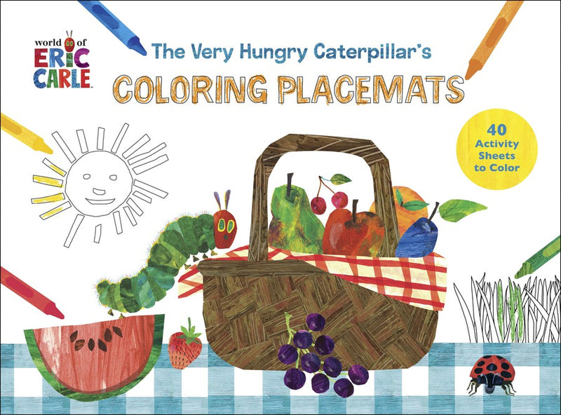 The Very Hungry Caterpillar's Coloring Placemats-Children’s interactive and activity: drawing, colouring and painting-買書書 BuyBookBook