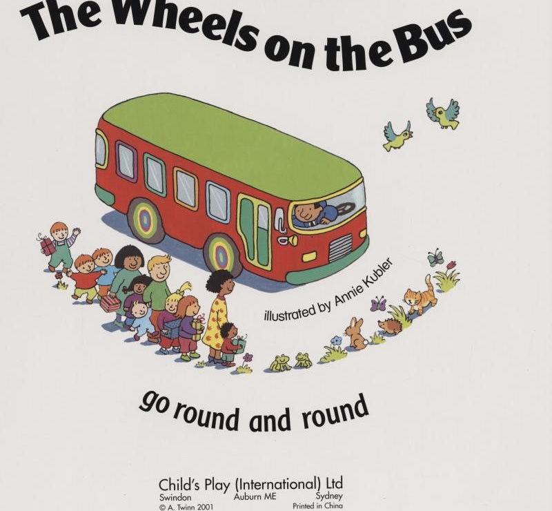 The Wheels on the Bus Go Round and Round - Classic Books With Holes (Annie Kubler)-Nonfiction: 學前基礎 Preschool Basics-買書書 BuyBookBook