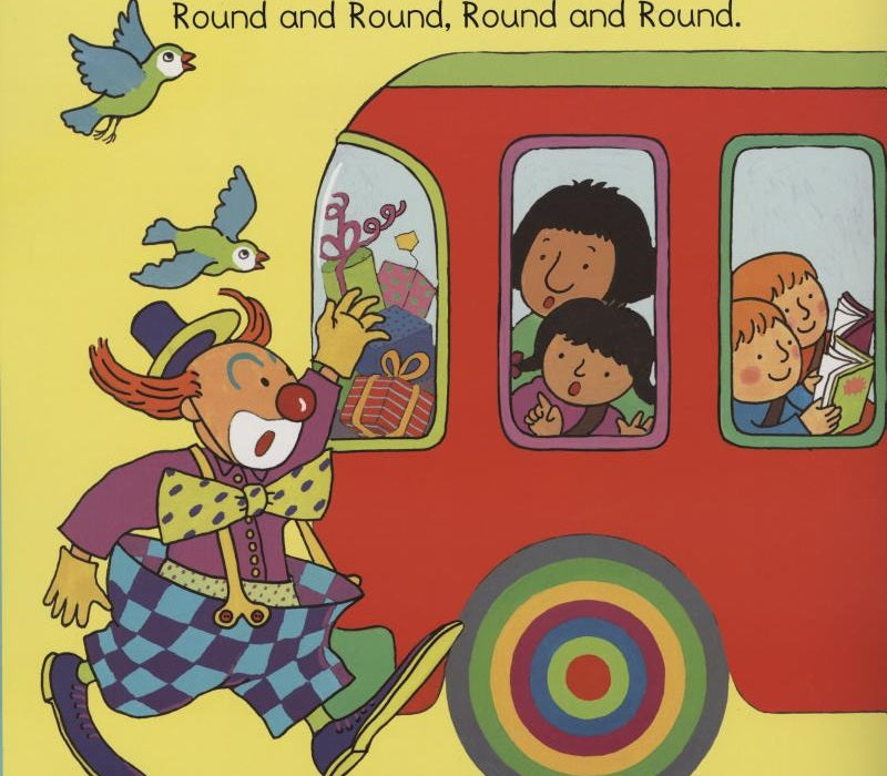 The Wheels on the Bus Go Round and Round - Classic Books With Holes (Annie Kubler)-Nonfiction: 學前基礎 Preschool Basics-買書書 BuyBookBook