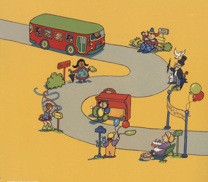 The Wheels on the Bus Go Round and Round - Classic Books With Holes (Annie Kubler)-Nonfiction: 學前基礎 Preschool Basics-買書書 BuyBookBook