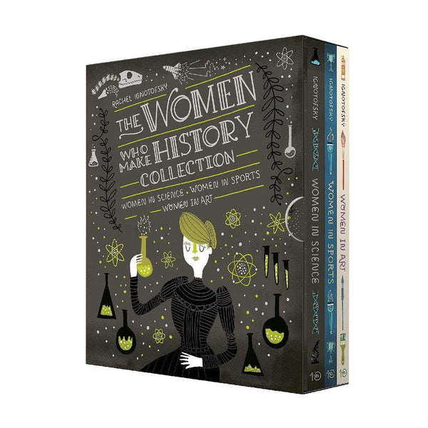 The Women Who Make History Collection (3-Book Boxed Set) (Rachel Ignotofsky)-Nonfiction: 歷史戰爭 History & War-買書書 BuyBookBook