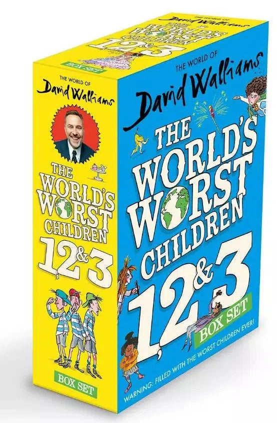 The World of David Walliams Box Set (David Walliams)(Black and White version)-Fiction: 幽默搞笑 Humorous-買書書 BuyBookBook