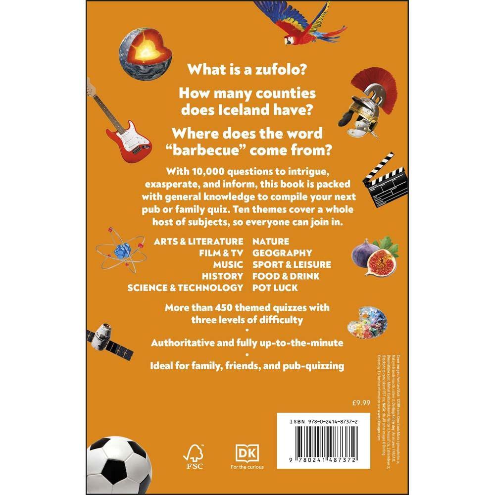 The Big Quiz Book - 10,000 amazing general knowledge questions (Paperback) DK UK
