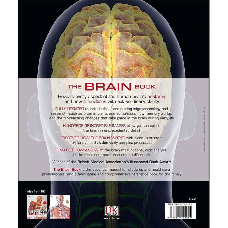 The Brain Book - An Illustrated Guide to its Structure, Functions, and Disorders (Hardback) DK UK