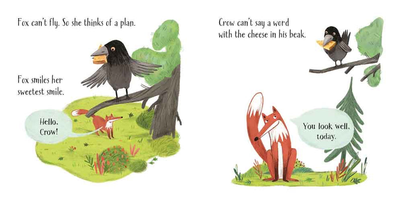 Little Board Book: Fox and the Crow, The - 買書書 BuyBookBook