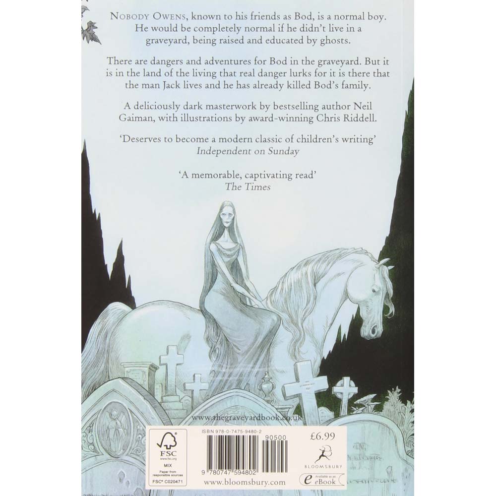 Graveyard Book, The (Neil Gaiman, Chris Riddell)-Fiction: 偵探懸疑 Detective & Mystery-買書書 BuyBookBook