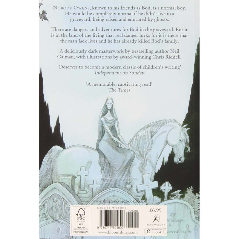 Graveyard Book, The (Neil Gaiman, Chris Riddell)-Fiction: 偵探懸疑 Detective & Mystery-買書書 BuyBookBook