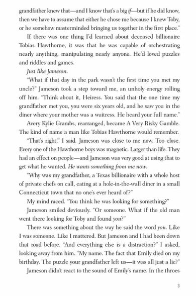 Inheritance Games, The