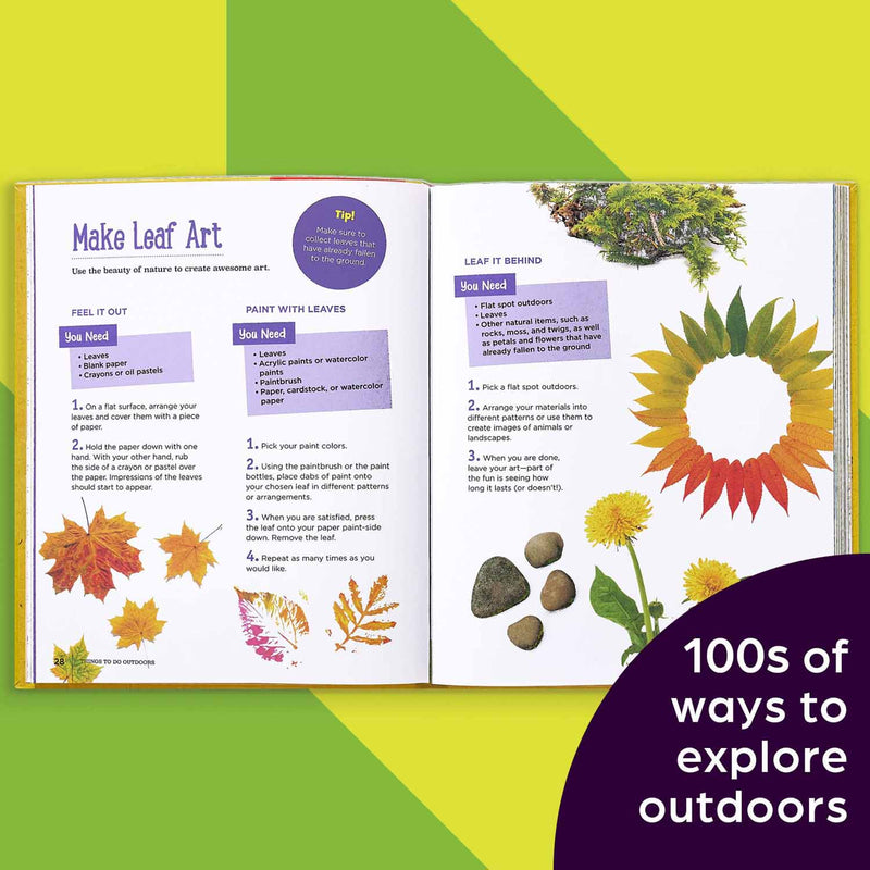The Highlights Book of Things to Do Outdoors (Highlights)-Activity: 創作手工 Creating & Crafting-買書書 BuyBookBook