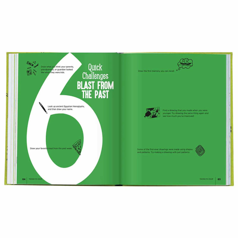 The Highlights Book of Things to Draw (Highlights)-Activity: 繪畫貼紙 Drawing & Sticker-買書書 BuyBookBook