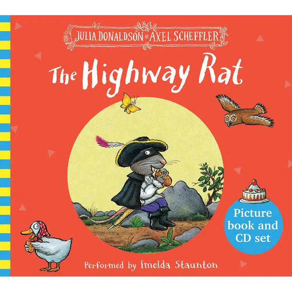 The Highway Rat (Book + CD) (Julia Donaldson)-Fiction: 兒童繪本 Picture Books-買書書 BuyBookBook