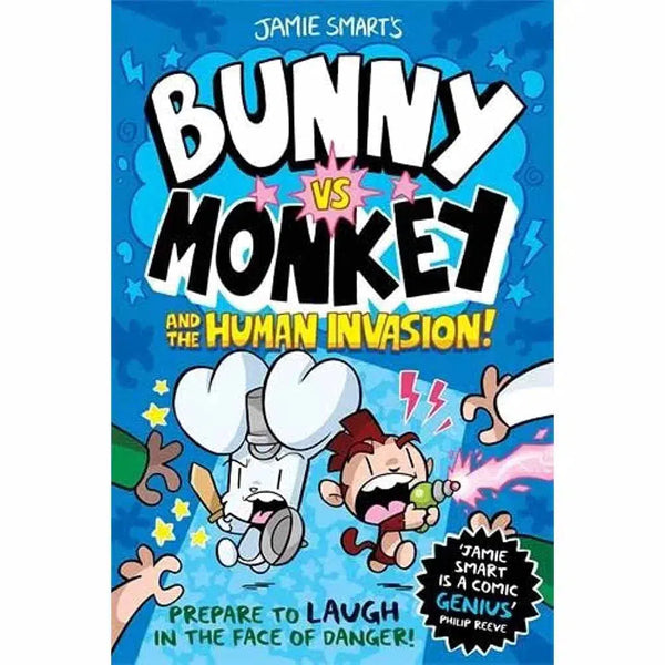 Bunny vs Monkey: The Human Invasion (UK)-Fiction: 幽默搞笑 Humorous-買書書 BuyBookBook