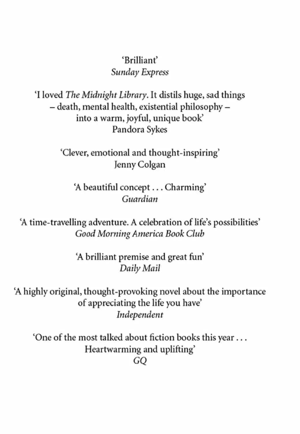 The Midnight Library: A GMA Book Club Pick