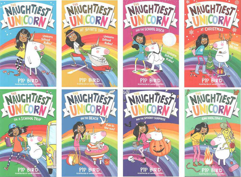 Naughtiest Unicorn, The - 8 Books Box Set (Pip Bird)-Fiction: 奇幻魔法 Fantasy & Magical-買書書 BuyBookBook