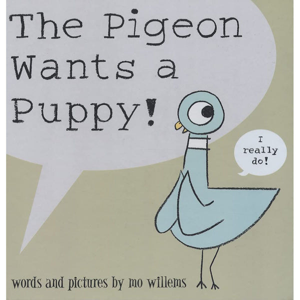 The Pigeon Wants a Puppy (Hardback) (Mo Willems)-Fiction: 兒童繪本 Picture Books-買書書 BuyBookBook