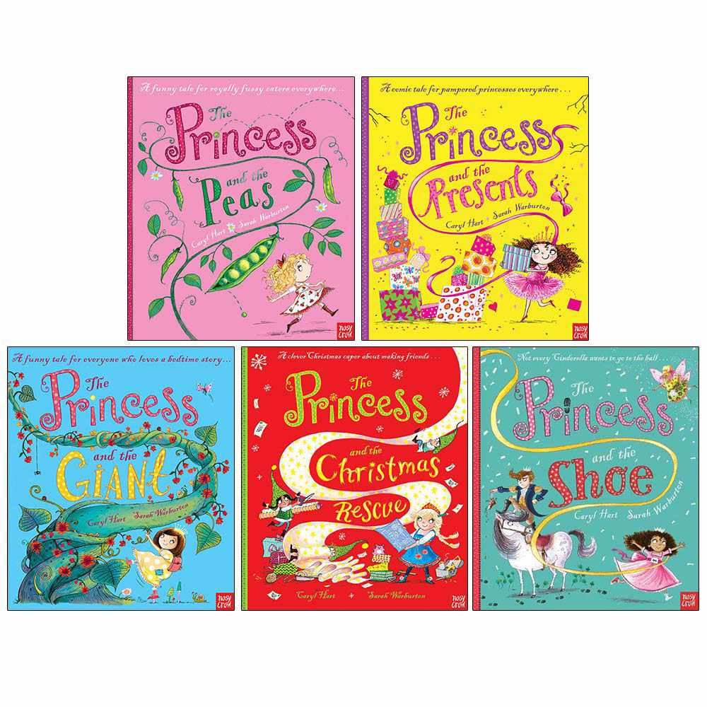 The Princess #1-5 Bundle (Paperback with QR Code)(Nosy Crow)(Caryl Hart) Nosy Crow