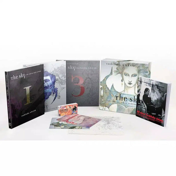 Sky, The: The Art of Final Fantasy Boxed Set (Second Edition) (Yoshitaka Amano)-Nonfiction: 興趣遊戲 Hobby and Interest-買書書 BuyBookBook