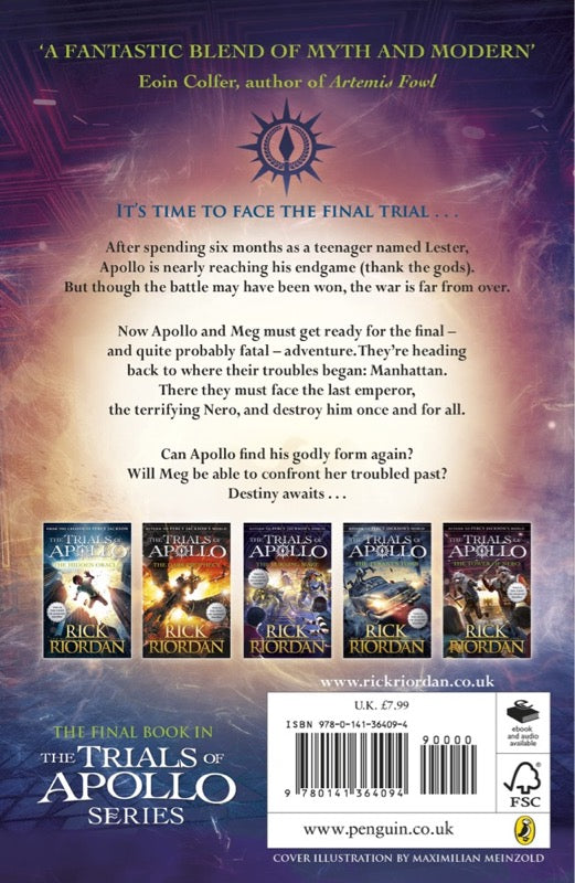 Trials of Apollo, The #5 The Tower of Nero (Rick Riordan) - 買書書 BuyBookBook