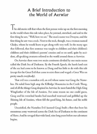 On the Edge of the Dark Sea of Darkness