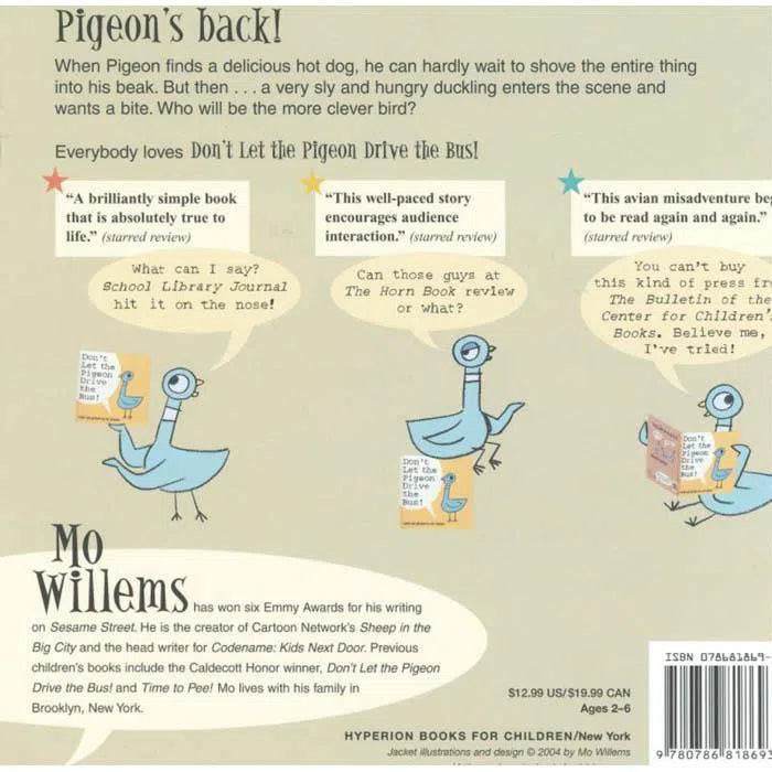 The Pigeon Finds a Hot Dog! (Hardback) (Mo Willems) Hachette US