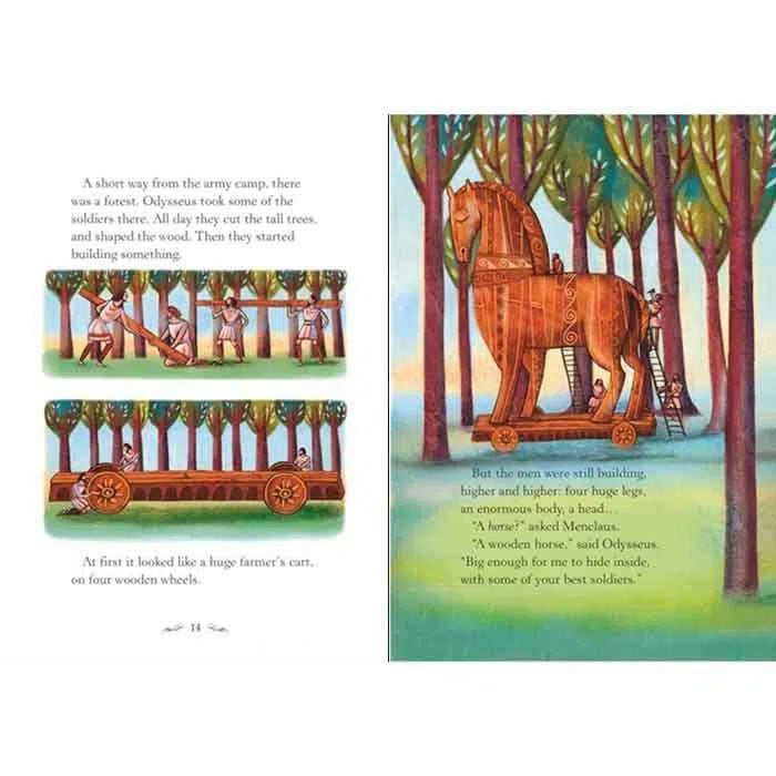 Usborne Readers (L2) The Wooden Horse (QR Code) Usborne