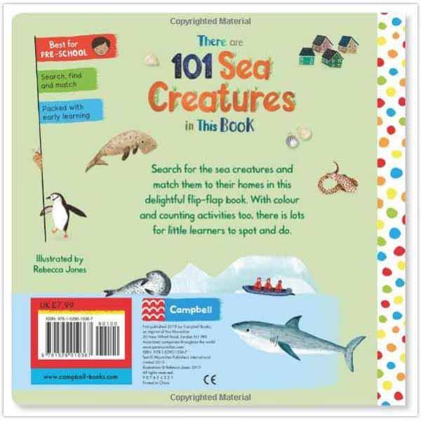 There Are 101 Sea Creatures in This Book (Board Book) Campbell