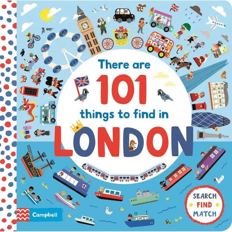 There are 101 Things to Find in London (Board Book) Campbell