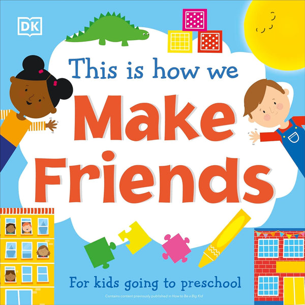 This Is How We Make Friends (Board Book)-Nonfiction: 學前基礎 Preschool Basics-買書書 BuyBookBook