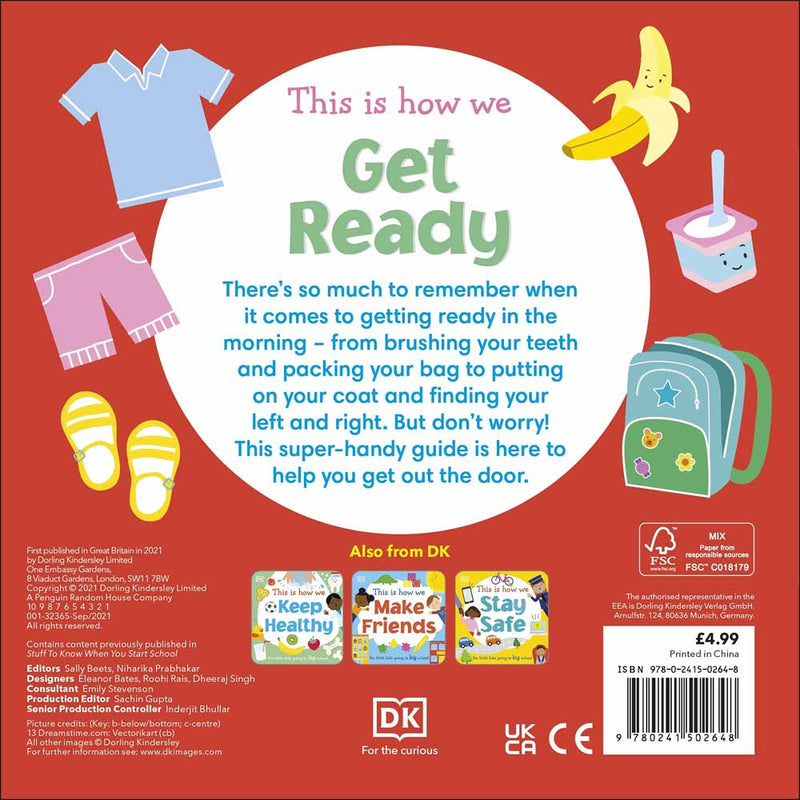 This Is How We Get Ready (Board Book) DK UK