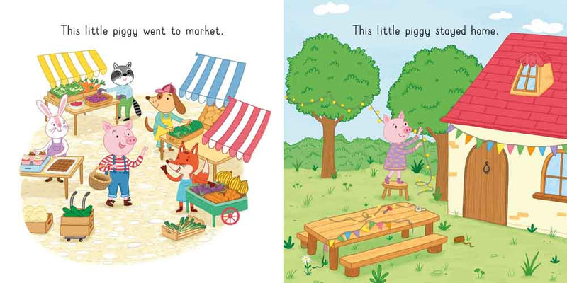 Little Board Book: This little piggy went to market - 買書書 BuyBookBook