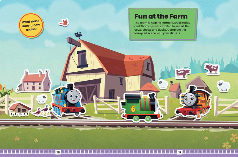 Thomas & Friends Speedy Sticker Scenes - 買書書 BuyBookBook