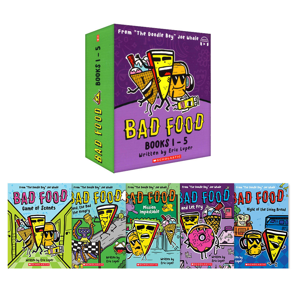 Bad Food 5 books Box Set (with StoryPlus QR)