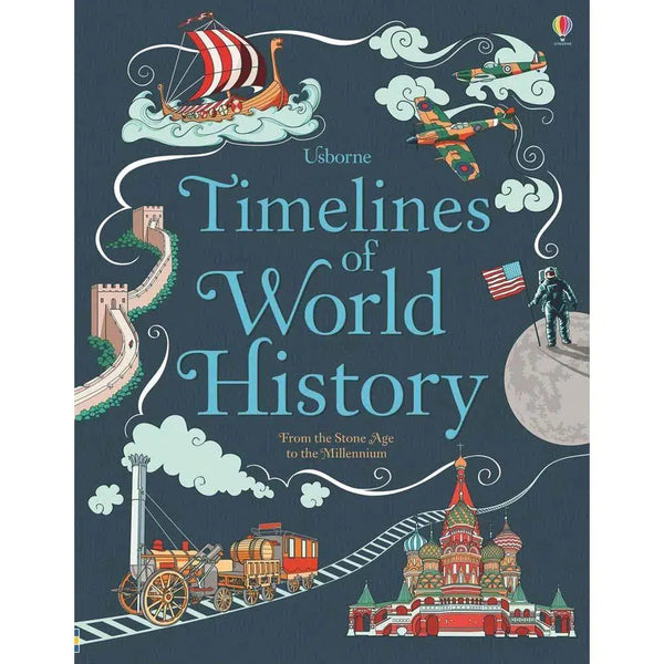 Timelines of World History (Hardback) Usborne