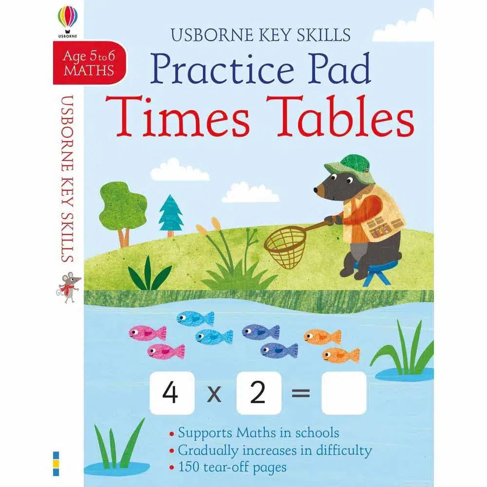 Times Tables Practice Pad 5-6 Usborne