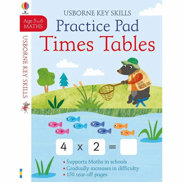 Times Tables Practice Pad 5-6 Usborne