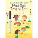 Little Wipe-clean Word Book Time to Eat Usborne