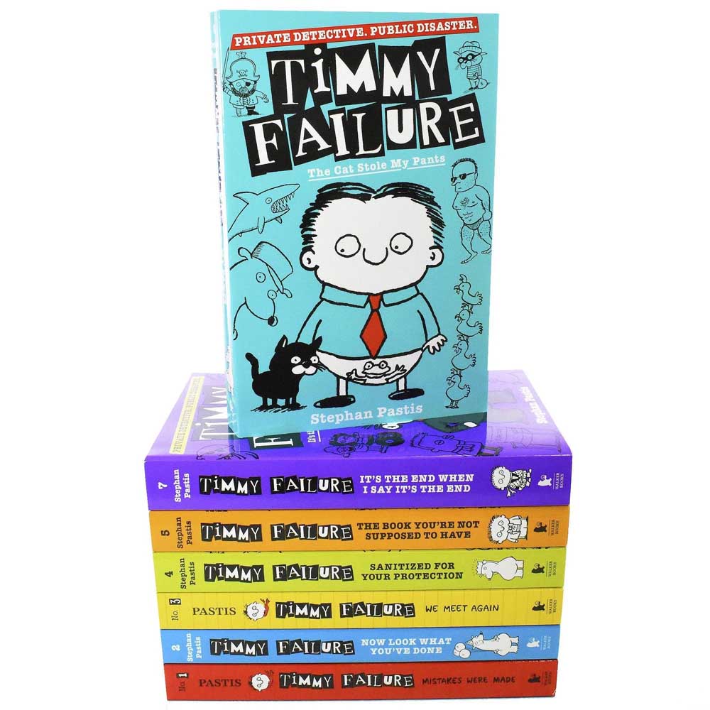 Timmy Failure #1-7 Bundle (7 books)-Fiction: 偵探懸疑 Detective & Mystery-買書書 BuyBookBook