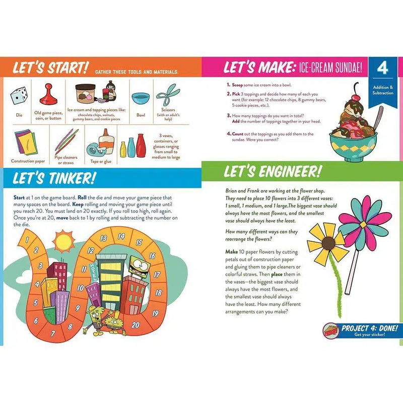 Tinkeractive Workbooks - 1st Grade Math (Age 6-7) Scholastic