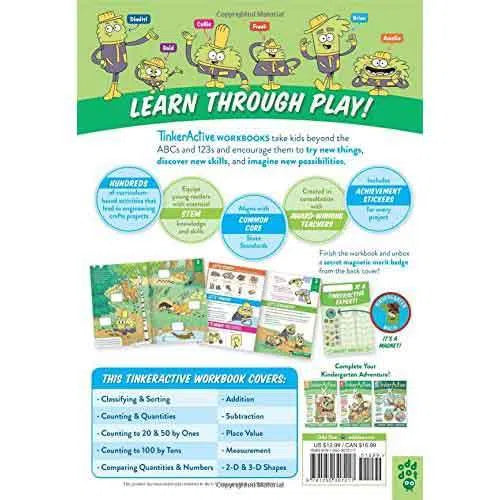 Tinkeractive Workbooks - Kindergarten Math (Age 5-6) Scholastic