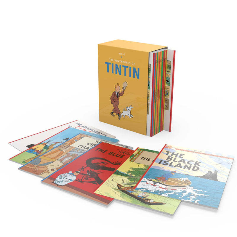 Tintin Paperback Boxed Set 23 titles-Fiction: 歷險科幻 Adventure & Science Fiction-買書書 BuyBookBook