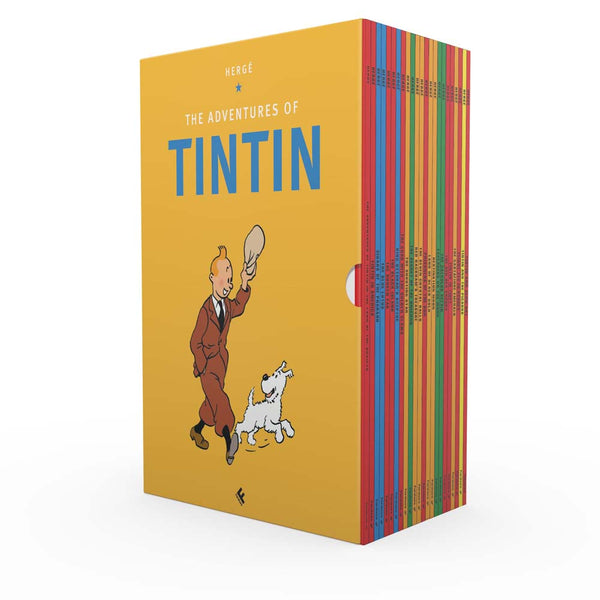 Tintin Paperback Boxed Set 23 titles-Fiction: 歷險科幻 Adventure & Science Fiction-買書書 BuyBookBook
