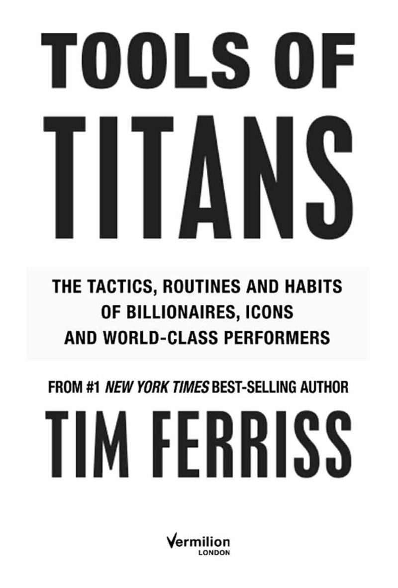 Tools of Titans-Nonfiction: 心理勵志 Self-help-買書書 BuyBookBook