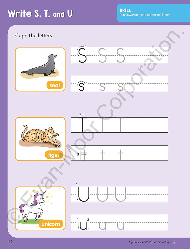 Top Student: Grade 1 Workbook (Evan-Moor)-Activity: 學習補充 Learning & Supplemental-買書書 BuyBookBook